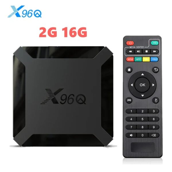 X96Q Android 10.0 TV Box Allwinner H313 Quad Core 4K 2.4G Wifi Smart TV BOX 2GB16G Google Player X96 Media Player Set Top Box - Image 5