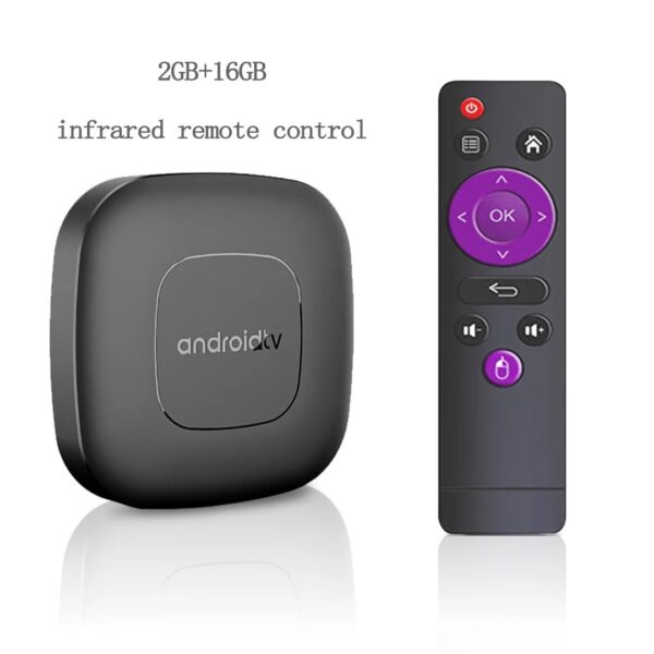 Smart Home Theater TV Box Android13 Allwinner H313 Google Assistant Netflix Streaming Bluetooth Media Player 2.4G/5G Wifi - Image 3