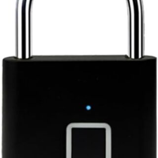Keyless USB Charging Fingerprint Lock Smart Padlock Waterproof Door Lock 0.2sec Unlock Portable Anti-theft Padlock Zinc